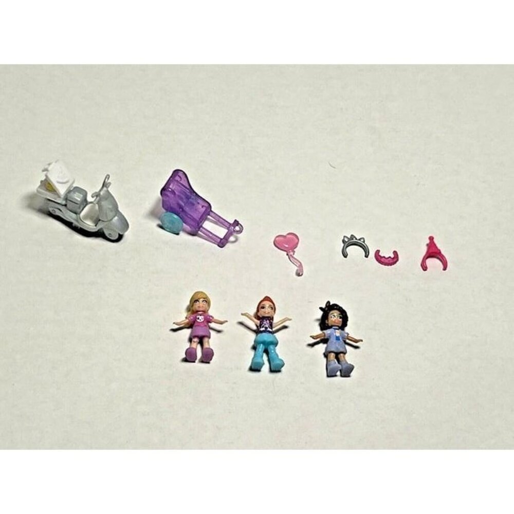 Polly Pocket 3‎ Mini Dolls 6 Mini Accessories Replacement Parts Imaginative Play
